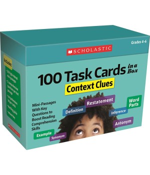 100 Task Cards in a Box: Context Clues