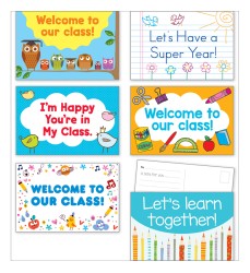Back-to-School Postcards, Pack of 36