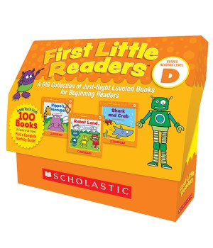 First Little Readers Book Box Set, Level D, 5 Copies of 20 Titles