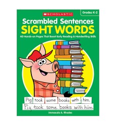 Scrambled Sentences: Sight Words Activity Book
