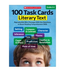 100 Task Cards: Literary Text, Grade 4-6