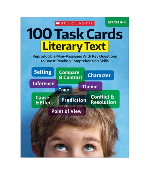 100 Task Cards: Literary Text, Grade 4-6