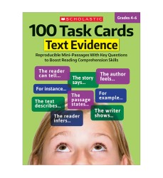 100 Task Cards: Text Evidence