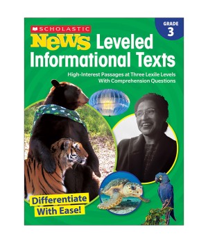 News Leveled Informational Texts Workbook, Grade 3