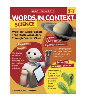 Words In Context: Science, Grades 3-4