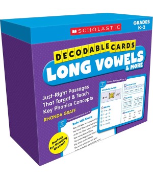 Decodable Cards: Long Vowels & More