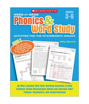 Week-by-Week Phonics & Word Study Book