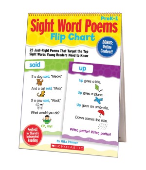 Sight Word Poems Flip Chart: 25 Just-Right Poems That Target the Top Sight Words Young Readers Need to Know