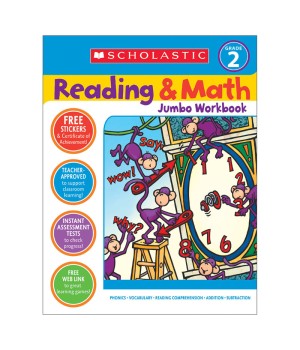 Reading & Math Jumbo Workbook: Grade 2