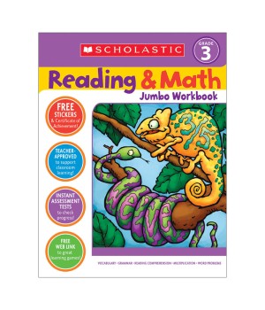 Reading & Math Jumbo Workbook: Grade 3