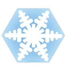 Notepad, Snowflake, Large, 5" x 7", 50 Sheets