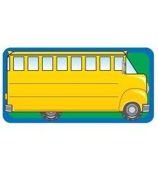 School Bus Nametags, 1-5/8" x 3-1/4" , Pack of 36