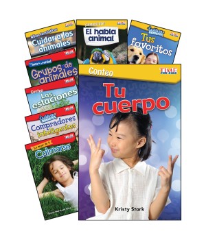 TIME FOR KIDS Math/Science Spanish Grades K-1: 8-Book Set