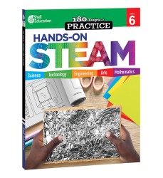180 Days of Practice: Hands-On STEAM, Grade 6