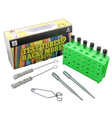 Test Tubes, Rack and More, Plastic
