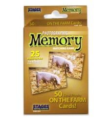 Photographic Memory Matching Game, On the Farm
