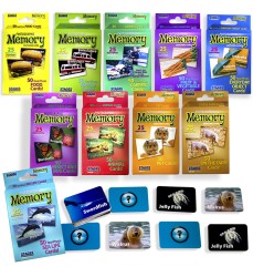 Photographic Memory Matching Games, Set of 10