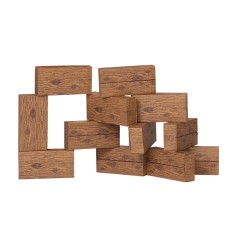 Giant Timber Blocks, 16 Pieces