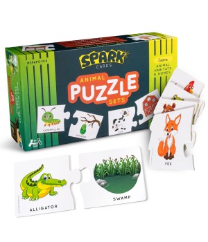 Animal Home and Habitat Matching Puzzle