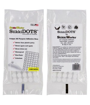 StikkiDOTS, Adhesive Dots, Pack of 100