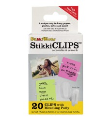 Stikki Clips with Mounting Putty