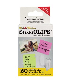 Stikki Clips with Mounting Putty