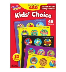 Kids' Choice Stinky Stickers® Variety Pack, 480 ct