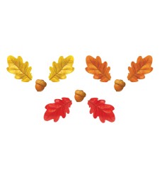 Fall Oak Leaves & Acorns Classic Accents® Var. Pack, 108 ct