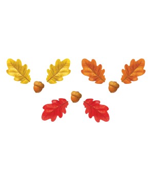 Fall Oak Leaves & Acorns Classic Accents® Var. Pack, 108 ct