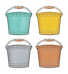 I ? Metal Buckets Mini Accents Variety Pack, 36 Count