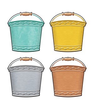 I ? Metal Buckets Mini Accents Variety Pack, 36 Count