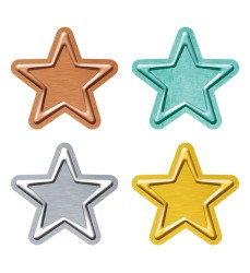 I ? Metal Stars Mini Accents Variety Pack, 36 Count
