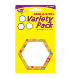 Color Harmony Hexa-swirls Mini Accents Variety Pack, 36 ct