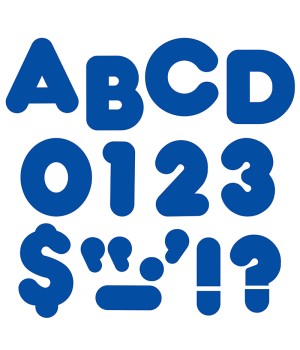 Royal Blue 4" Casual Uppercase Ready Letters®
