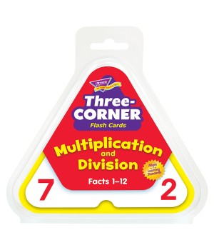 Multiplication and Division Three-Corner® Flash Cards