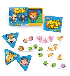 Jungle Pals Three Corner Card Game