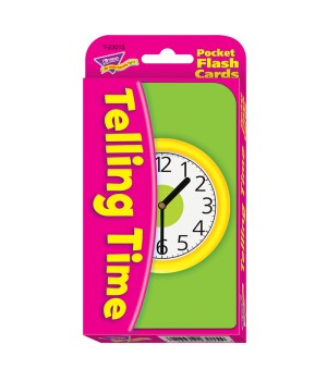 Telling Time Pocket Flash Cards