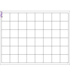 Graphing Grid (Large Squares) Wipe-Off® Chart, 17" x 22"