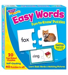 Easy Words Fun-to-Know® Puzzles