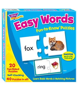 Easy Words Fun-to-Know® Puzzles