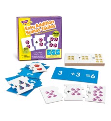 Easy Addition/Sumas faciles Fun-to-Know® Puzzles