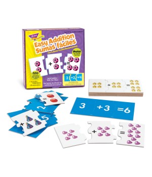 Easy Addition/Sumas faciles Fun-to-Know® Puzzles