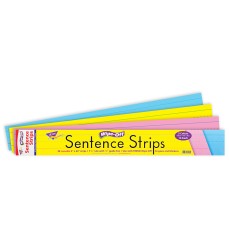 24" Multicolor Wipe-Off® Sentence Strips