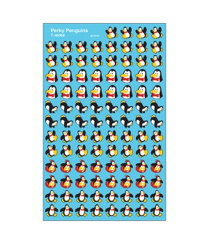 Perky Penguins superShapes Stickers, 800 ct