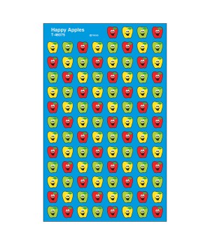 Happy Apples superShapes Stickers, 800 ct