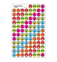 Happy Smiles superSpots® Stickers, 800 ct