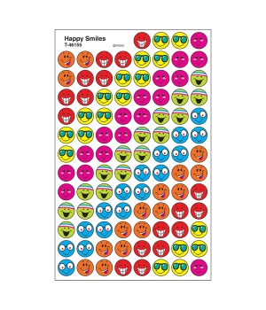 Happy Smiles superSpots® Stickers, 800 ct