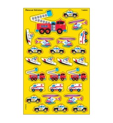 Rescue Vehicles superShapes Stickers-Large, 200 ct