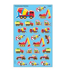 Construction Vehicles superShapes Stickers-Large, 200 ct