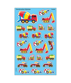 Construction Vehicles superShapes Stickers-Large, 200 ct